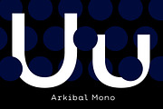 Arkibal Mono, a Sans Serif Font by Jan-Christian Bruun (Thumbnail 13 of 14)