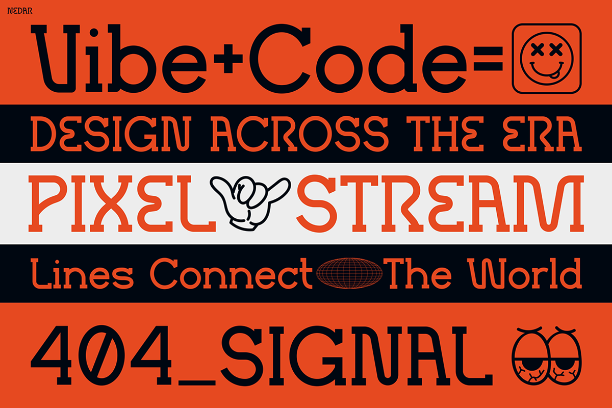 NEDAR, a Serif Font by Pinisi ART (Photo 9 of 10)
