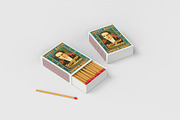 Match Box Mockup - 11 views, a Packaging Mockup by Illusiongraphic (Thumbnail 10 of 19)