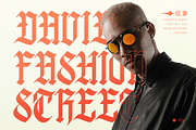 Raquens | Blackletter Display, a Blackletter Font by Denustudios (Thumbnail 3 of 9)