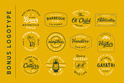 Greatly Font Duo + Logo Templates, a Script Font by Letterhend Studio (Thumbnail 3 of 12)