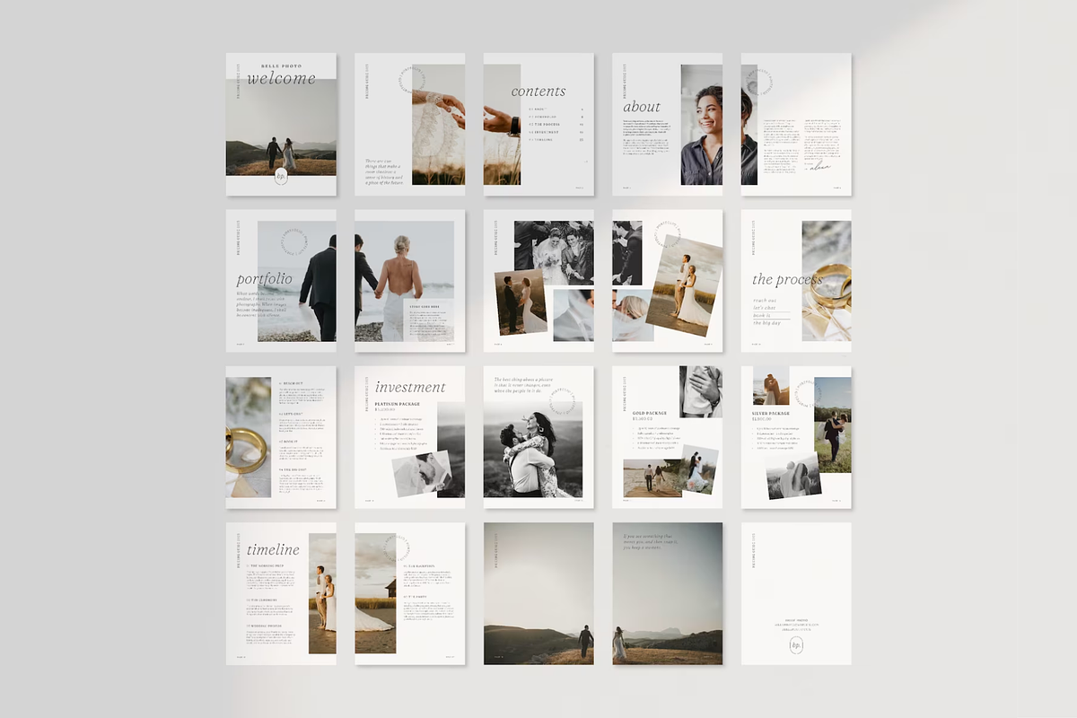 Wedding Photographer Welcome Guide, a Marketing Template by frommakertomaker (Photo 2 of 9)