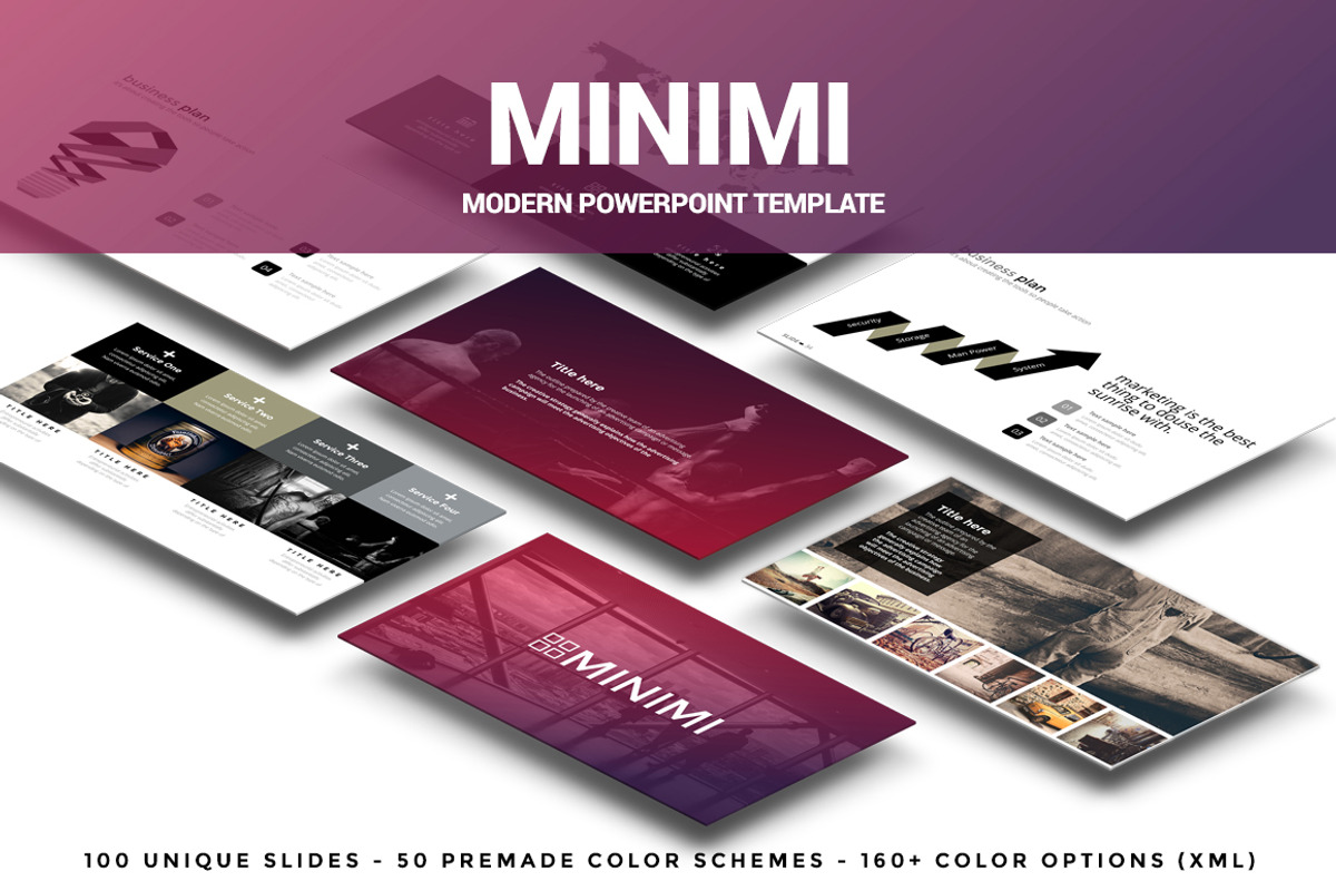 Minimi Powerpoint, a Presentation Template by Flyer King (Photo 1 of 2)