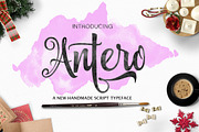 Antero, a Script Font by artisans (Thumbnail 1 of 6)