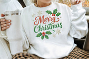 Merry Christmas Png - Glitter Christ, an Illustration by Sublimation Artist (Thumbnail 2 of 9)