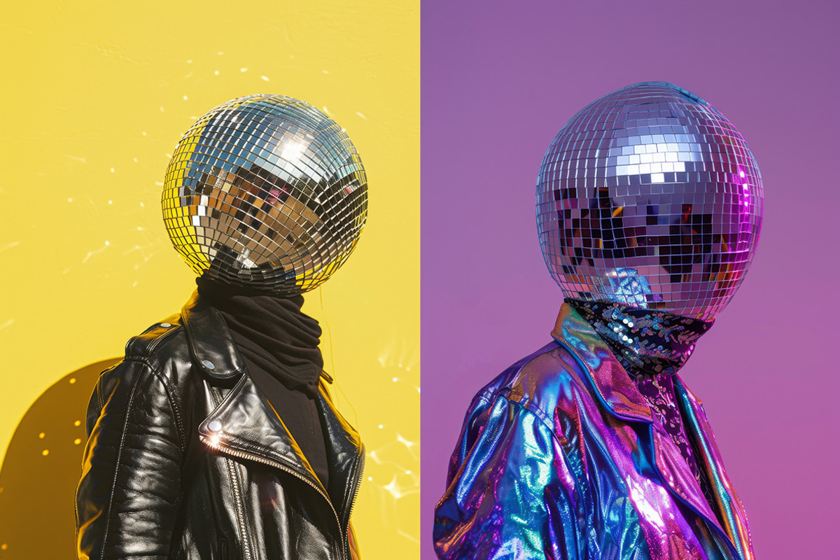 41 Disco ball heads, a Person Photo by Handmadefont (Photo 5 of 9)