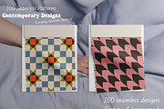Contemporary Designs - 100 Patterns, a Pattern Graphic by DreamoraArt (Thumbnail 10 of 10)