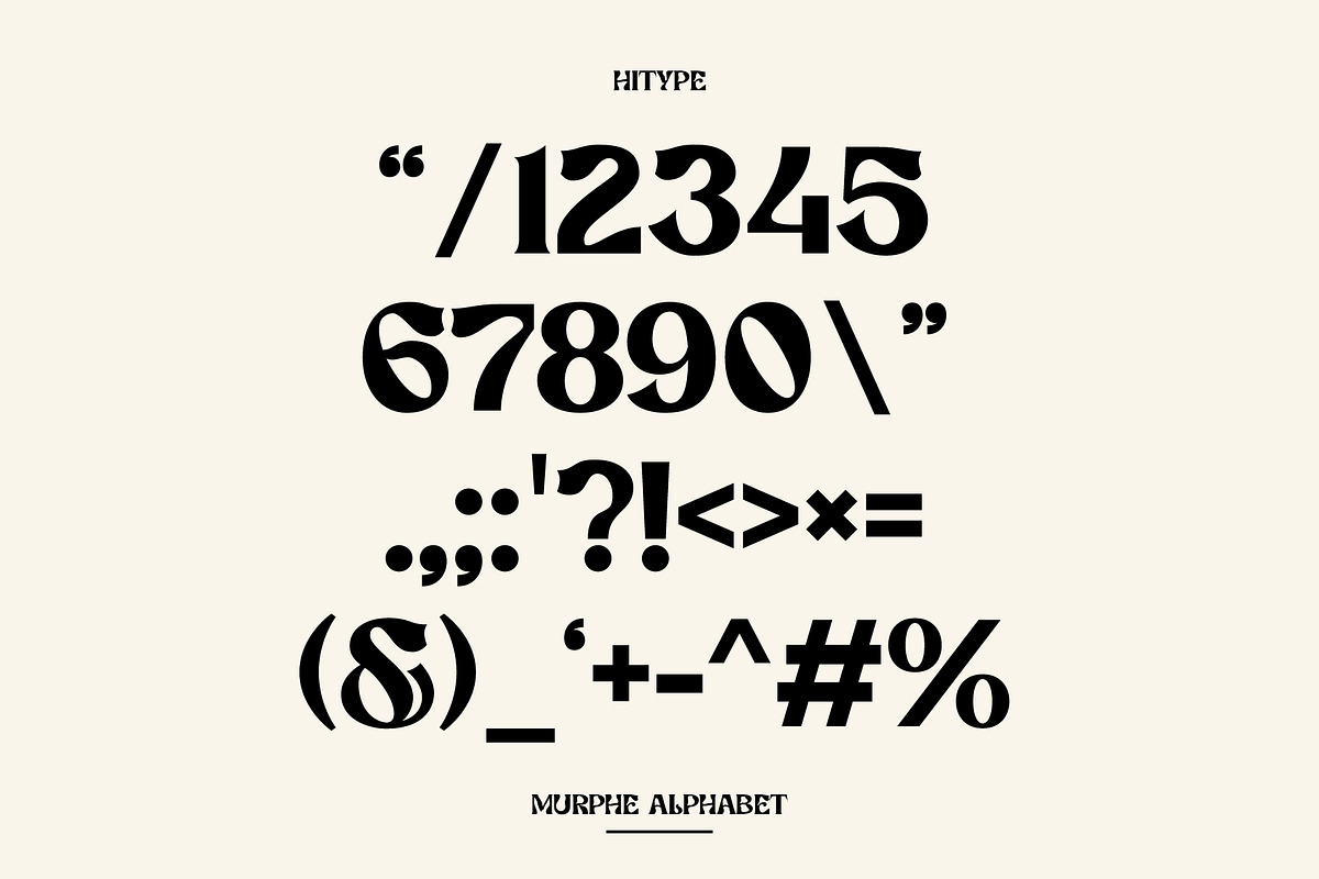 Murphe Display Typeface - Hitype, a Serif Font by Hitype (Photo 12 of 12)
