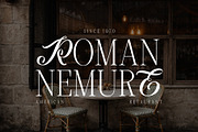 Roman Nemure - Romance Serif Font, a Serif Font by Muflieart (Thumbnail 3 of 8)