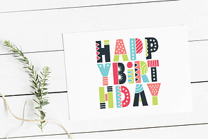 Bold Happy Birthday