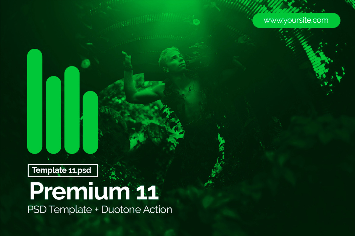 PSD Template + Duotone Action, an Action Add-On by Graphicboom (Photo 13 of 32)