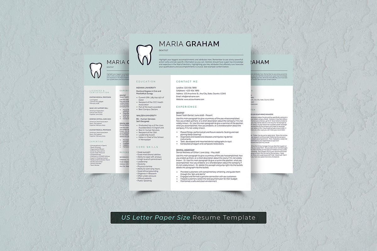 Canva Resume Template, a Resume Template by DesignDevisers (Photo 6 of 10)