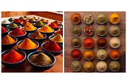 SET Indian Traditional Spices Mix, a Graphic by IrySha (Thumbnail 4 of 11)
