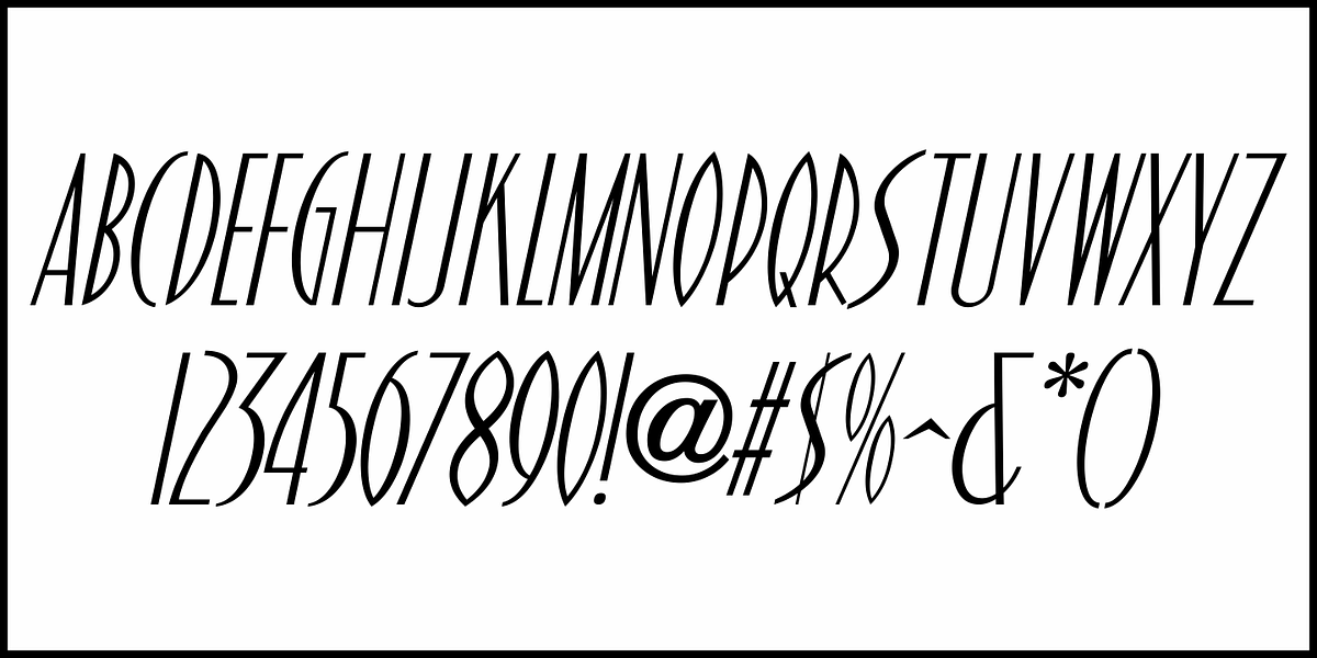 Now Showing JNL, a Font by Jeff Levine Fonts (Photo 5 of 5)