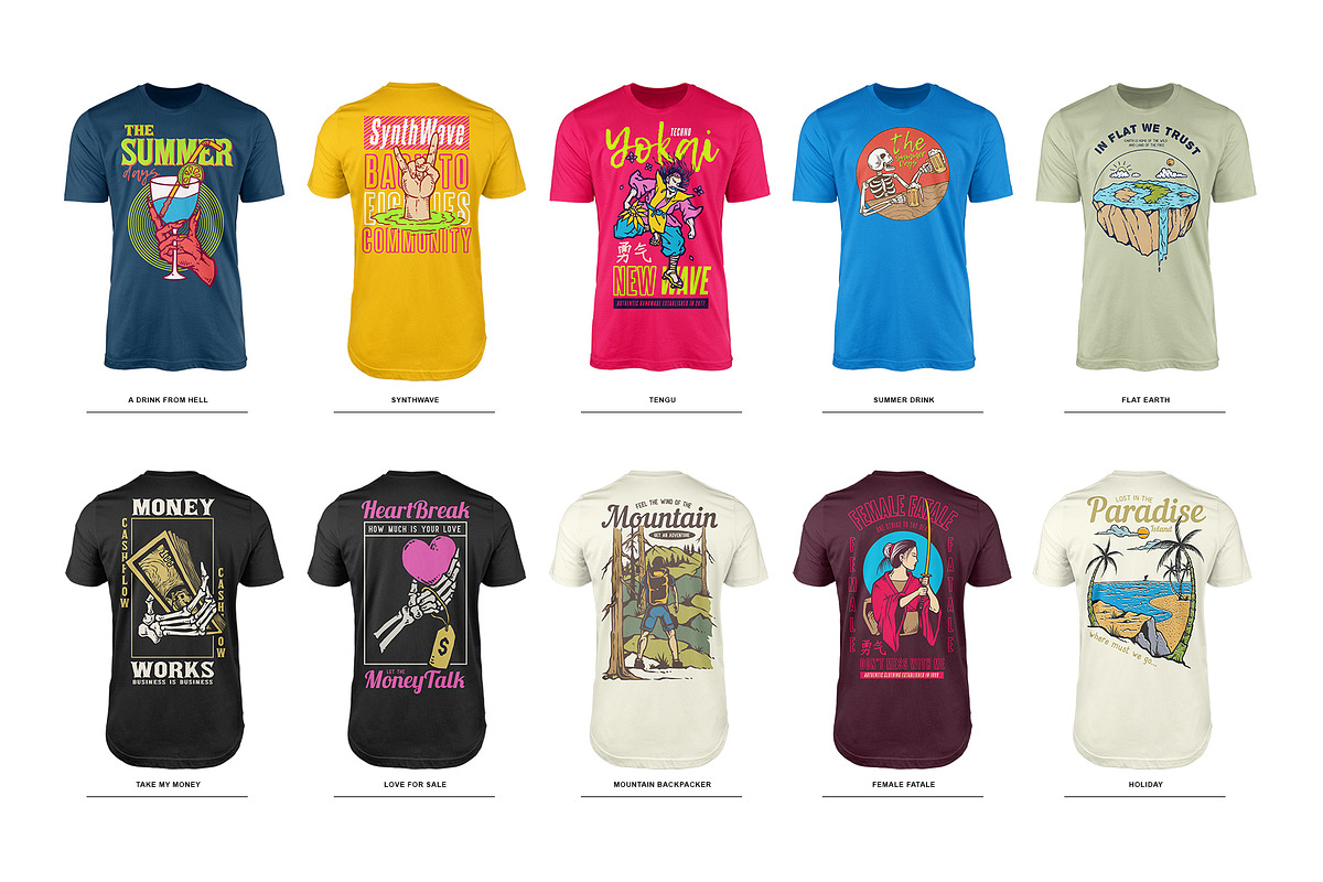 100 Street Style T-Shirt Designs, an Illustration by TSV Art Collective (Photo 21 of 21)