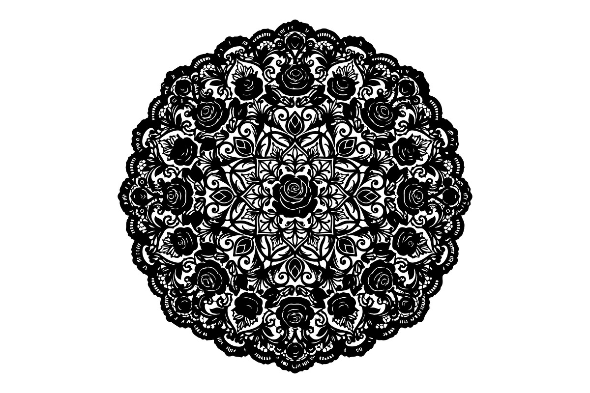 Decorative Floral Mandala, an Object Graphic by Gfx_Store (Photo 11 of 16)