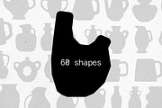 Modern Pottery Silhouettes, an Object Illustration by Tekuni (Thumbnail 2 of 11)