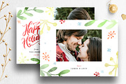Christmas Card Photoshop Template 09, a Card Template by Nifty Template Studio (Thumbnail 5 of 11)