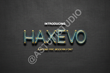 Haxevo | Modern Elegant Serif Typefa