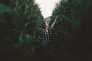 Girl decorating christmas tree featuring christmas, tree, and forest, a Holiday Photo by remi + tori (Thumbnail 2 of 2)