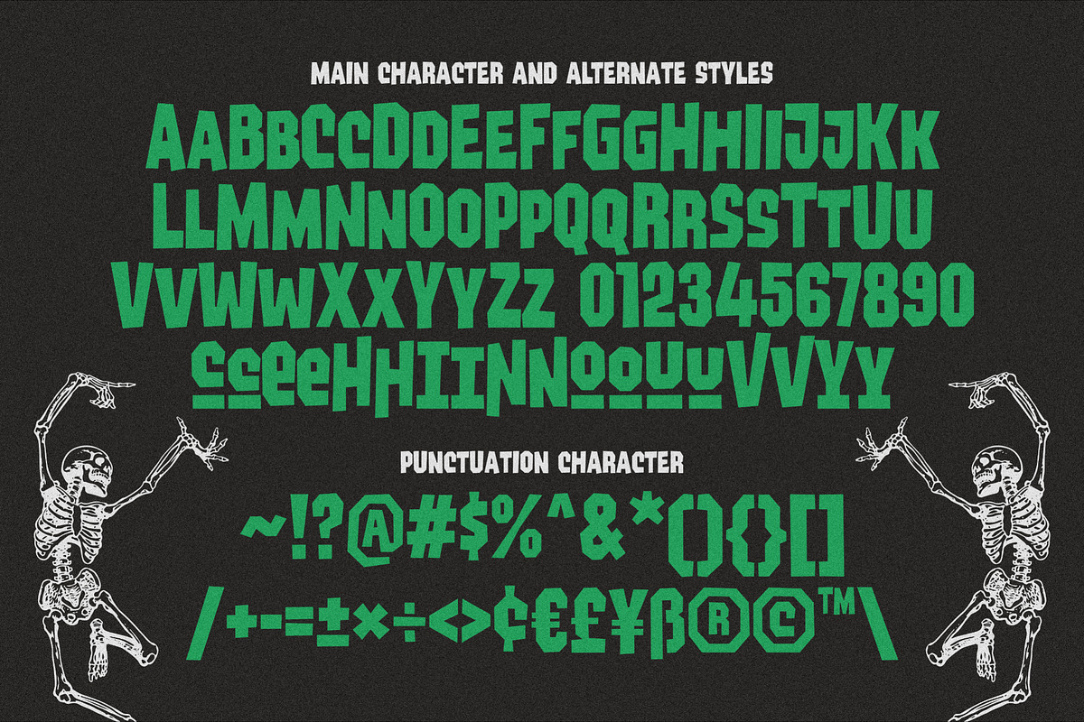 Maligoth Horror Fonts, a Sans Serif Font by 24Design Studios (Photo 8 of 9)