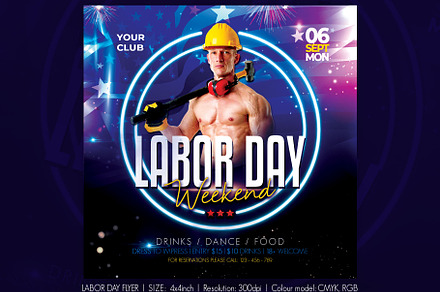 Labor Day Flyer, a Flyer Template by Artolus