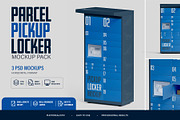 3D Parcel Locker Mockup, a Packaging Mockup by McLittle Stock (Thumbnail 1 of 4)