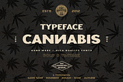CANNABIS vintage font, a Font by Fat Hamster (Thumbnail 1 of 10)