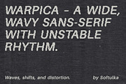 Warpica Typeface, a Sans Serif Font by softulka (Thumbnail 2 of 7)