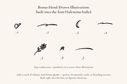 Salentina Rustic Script, a Script Font by Littlehand (Thumbnail 8 of 11)