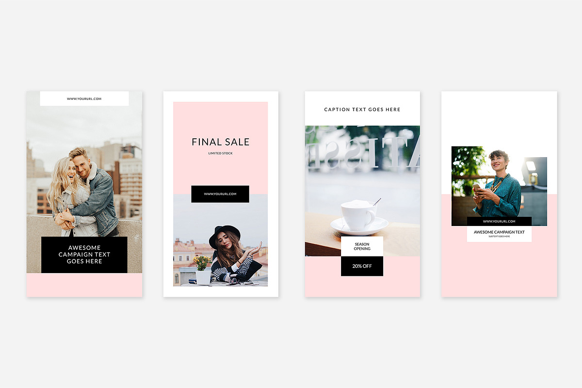 Ozone Instagram Stories Pack, a Social Media Template by Swiss_cube (Photo 2 of 5)