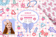 Girly accessories Clipart & Patterns, a Decorative Illustration by Irina Avdeeva (Thumbnail 1 of 11)