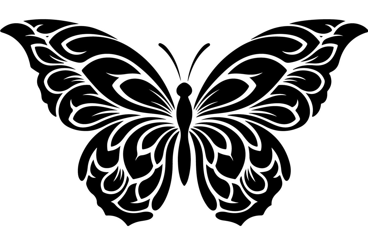 Decorative Butterfly Silhouette, an Object Graphic by Creativeshirt (Photo 4 of 16)