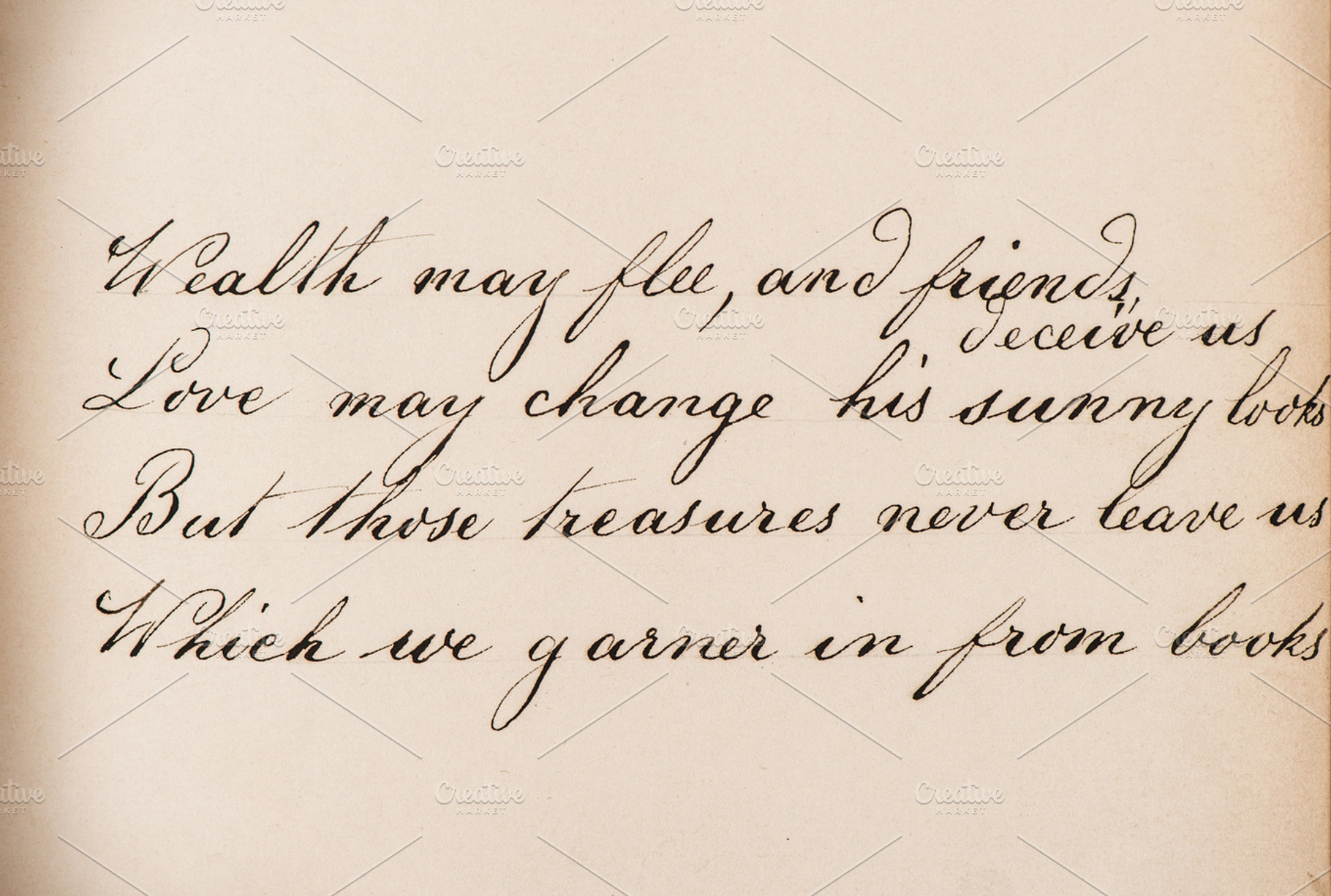 Old handwritten english text, an Abstract Photo by LiliGraphie