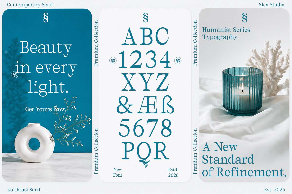 Kalibrasi, a Serif Font by Slex Studio (Photo 7 of 12)