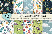Toy Seamless Pattern Scrapbook Paper, a Pattern Graphic by FloridPrintables (Thumbnail 1 of 10)