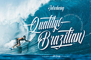 Quality Brazilian Font, a Script Font by alit design (Thumbnail 1 of 20)