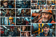 39 portraits of workers, a Person Photo by Handmadefont (Thumbnail 3 of 41)