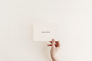Minimalist Blank Card Mockup #2, a Mockup by HALFTOUNE (Thumbnail 3 of 6)