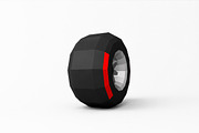 Formula 1 wheel - 3d papercraft, a Cars & Vehicle 3D Model by PAPER amaze (Thumbnail 5 of 8)