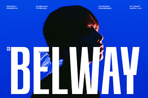 CS Belway – Condensed Font, a Sans Serif Font by Craft Supply Co.