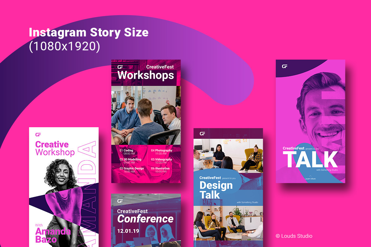Creative Event Instagram Stories, a Social Media Template by Louds Studio (Photo 4 of 5)