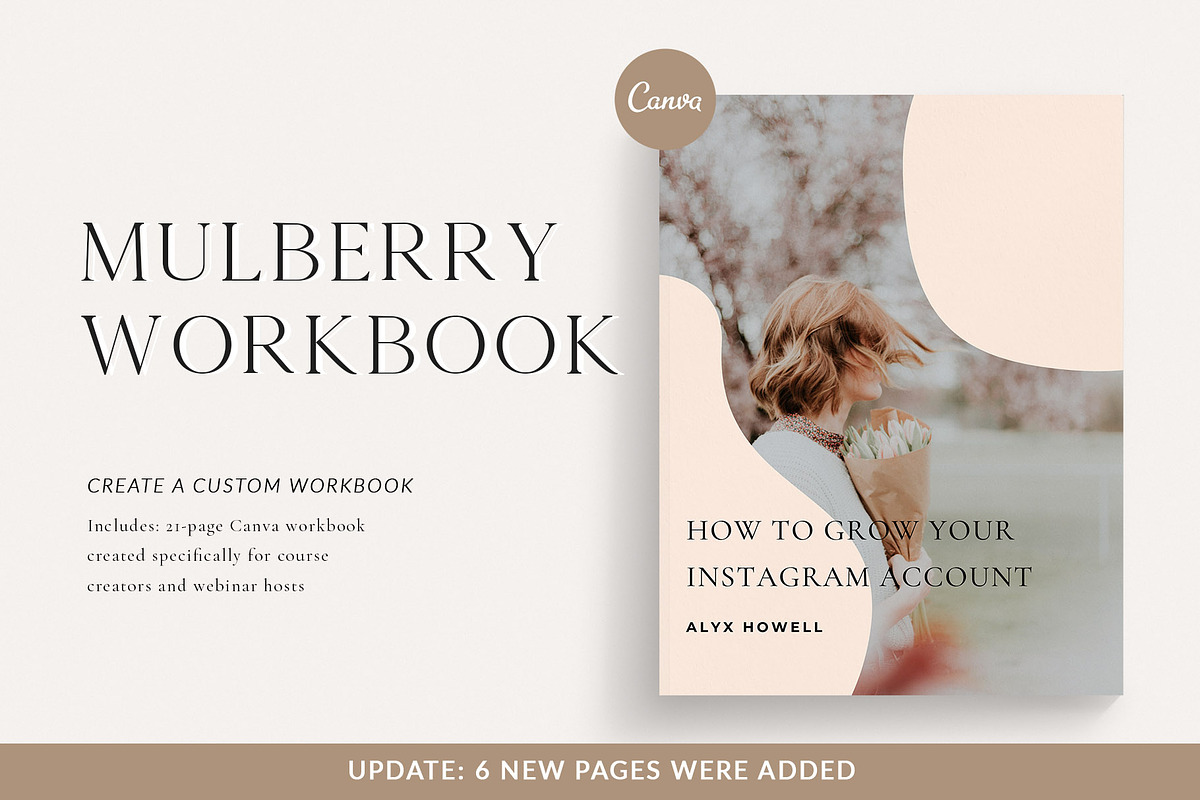 Mulberry Workbook | CANVA, a Magazine Template by Ralony (Photo 1 of 10)