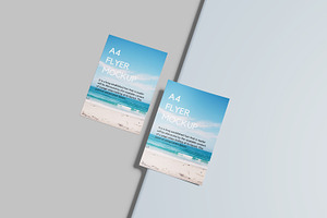 A4 Flyer Mock-Ups