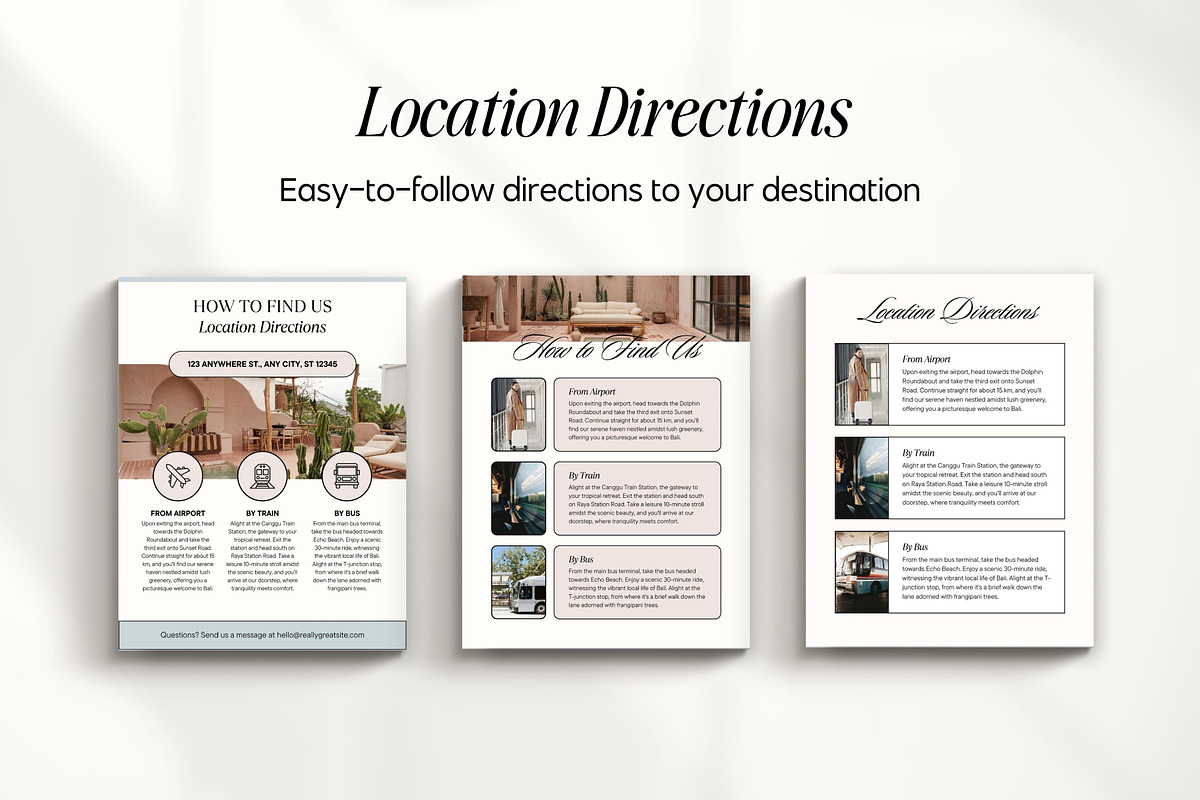 Airbnb Welcome Book Canva Templates, a Magazine Template by Fallon Gerst (Photo 11 of 23)