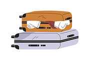 Travel luggage, suitcases set, an Object Illustration by Good Studio (Thumbnail 7 of 9)