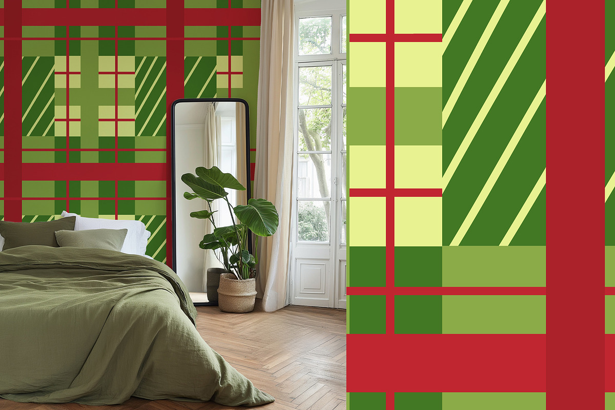 Checkered & Plaid vector patterns, a Pattern Graphic by Carpet Tapete Pretzel (Photo 4 of 13)