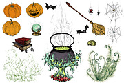 Halloween set, an Object Graphic by ArtOwl (Thumbnail 6 of 13)