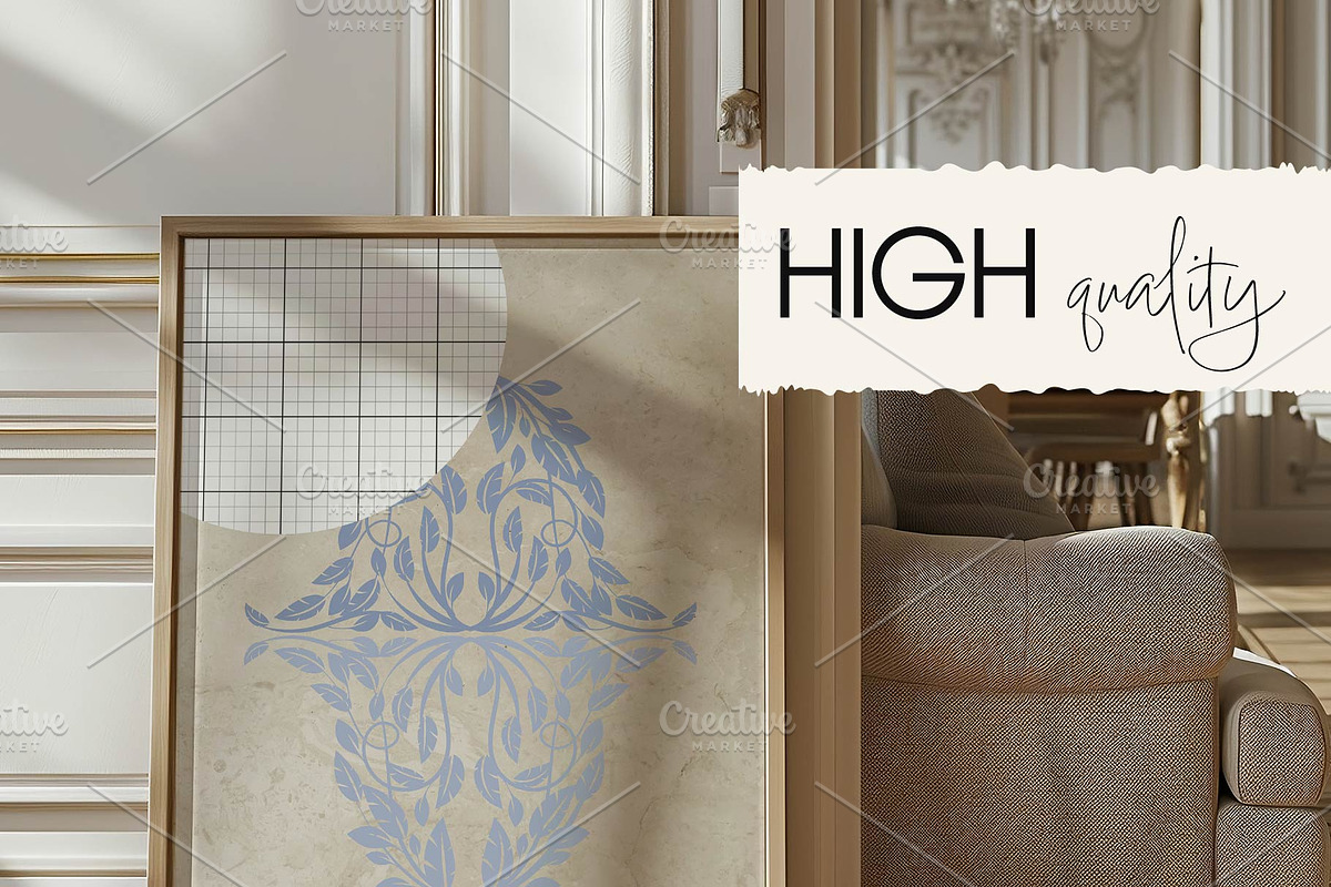CLOSE UP Elegant Parisian Interior, a Household Mockup by MOAROShop (Photo 3 of 6)