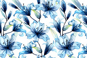 Transparent Flowers. Patterns, a Pattern Graphic by made by Tanya (Thumbnail 4 of 5)